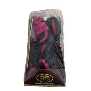 Pet Life NEW Insulated Thermal Thinsulate Pet Shoes - Set Of 4-XS-Black and Red